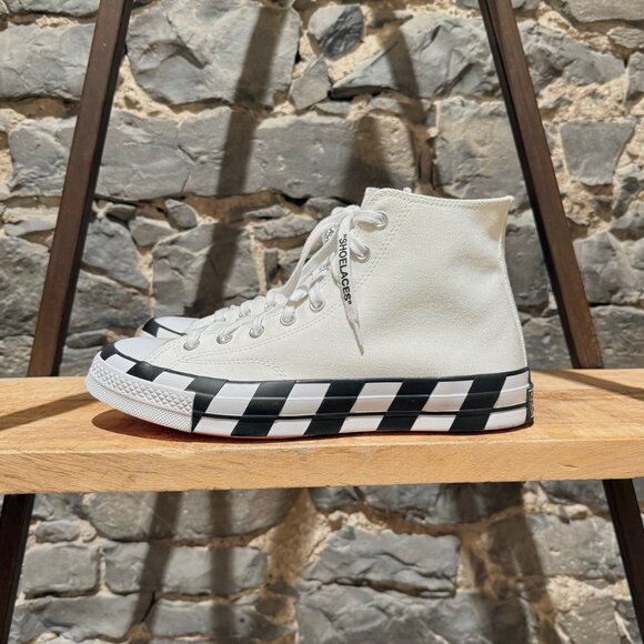 Converse X Off-White Chuck 70 Ivory High-top Sneakers - Picture 7 of 15